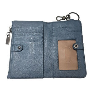 The Sak Encino Essential Card Leather Wallet-Small/Medium-Maritime/Blue-NWT